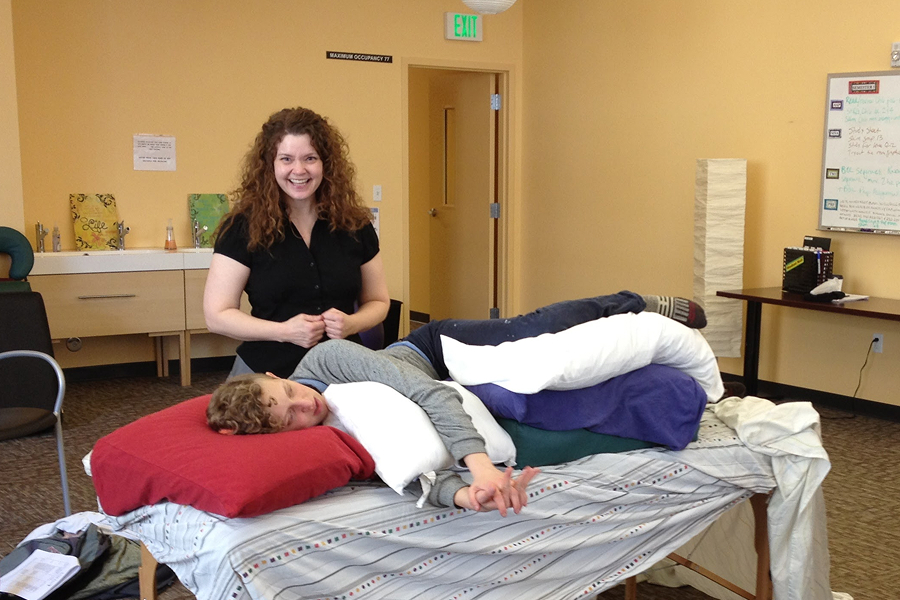 Classroom pregnancy demonstration